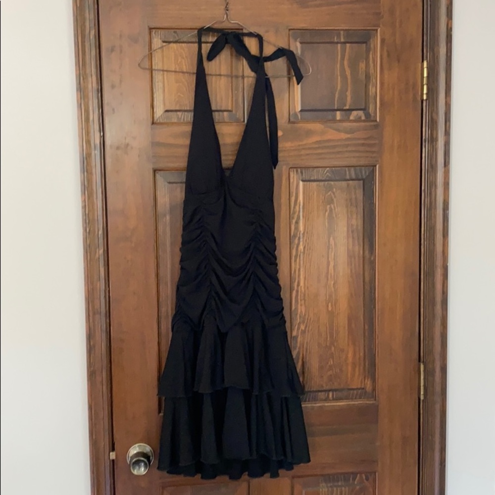 My Michelle Large Black halter dress